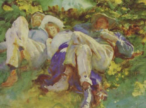 John Singer Sargent The Siesta china oil painting image